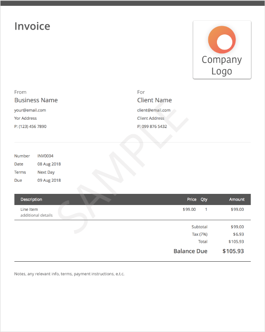 receipt maker free to use download invoice simple
