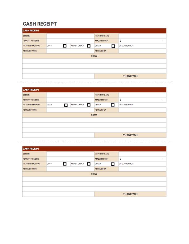 Payment Receipt Template Pdf DocTemplates