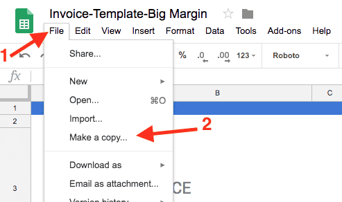 google doc template usage instructions