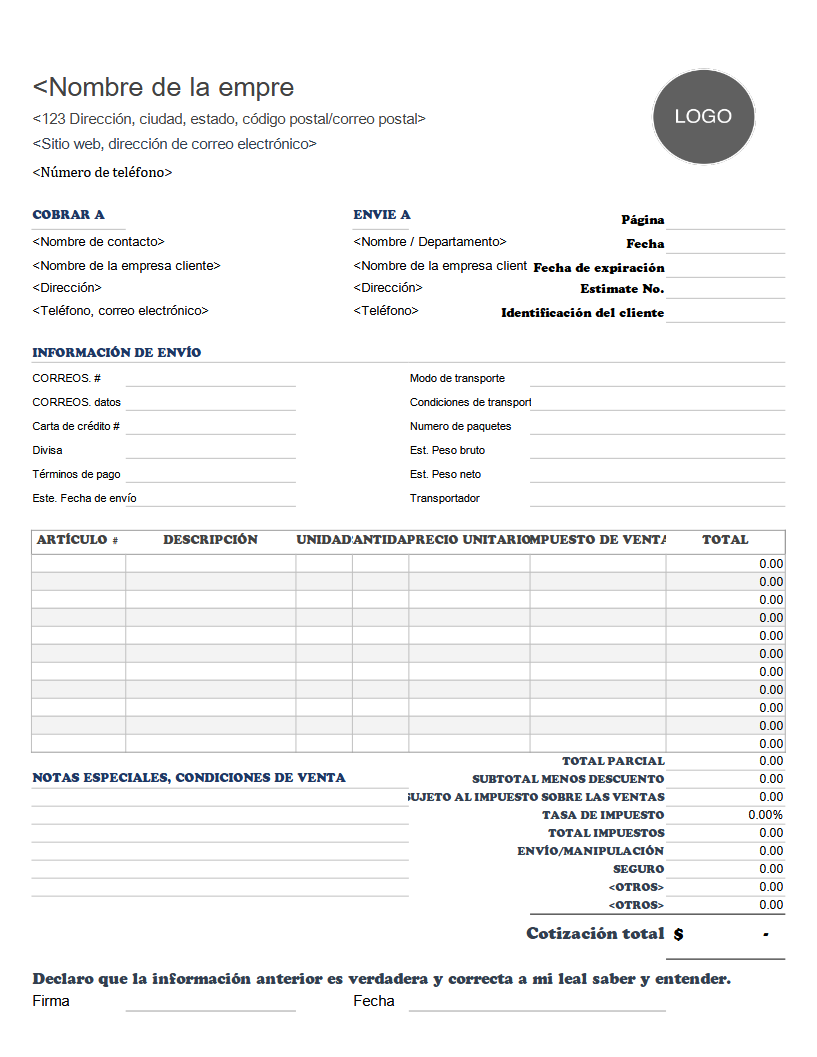 Free Pro Forma Invoice Templates - Invoice Simple