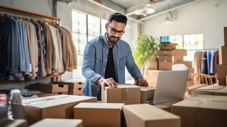 small business employee engaged at work