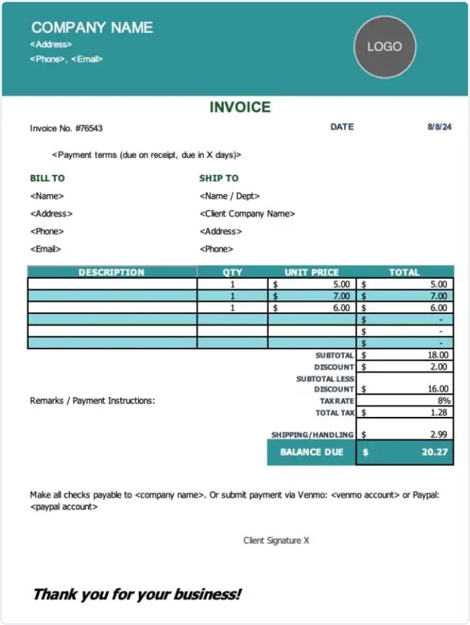 Invoice Featured Image