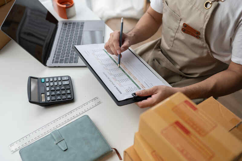 Concept de conditions de paiement pour la planification financière d'une petite entreprise